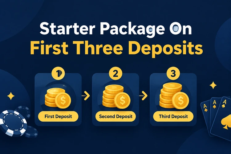 Starter Package On First Three Deposits