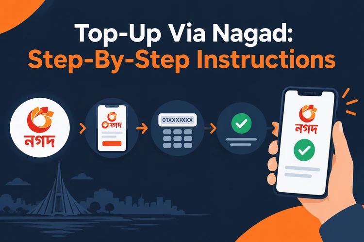 Top-Up Via Nagad: Step-By-Step Instructions